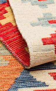 Çift Taraflı Yıkanabilir Otantik Kilim Nomad 09 Çok Renkli (4)