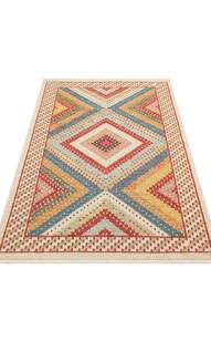 Çift Taraflı Yıkanabilir Otantik Kilim Nomad 10 Kırmızı (5)