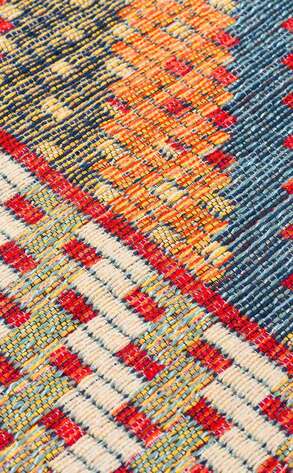 Çift Taraflı Yıkanabilir Otantik Kilim Nomad 10 Kırmızı - 7