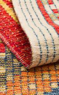 Çift Taraflı Yıkanabilir Otantik Kilim Nomad 10 Kırmızı (4)