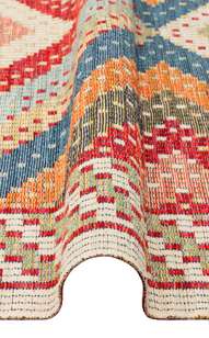 Çift Taraflı Yıkanabilir Otantik Kilim Nomad 10 Kırmızı (3)