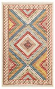 Çift Taraflı Yıkanabilir Otantik Kilim Nomad 10 Kırmızı (2)