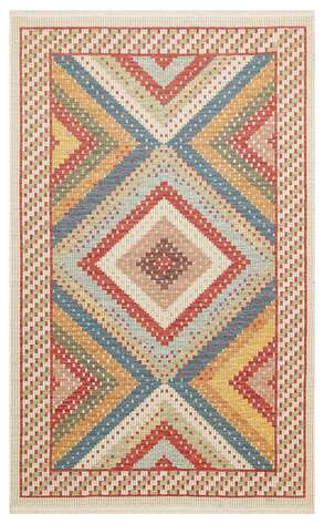 Çift Taraflı Yıkanabilir Otantik Kilim Nomad 10 Kırmızı - 2