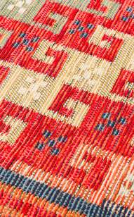 Çift Taraflı Yıkanabilir Otantik Kilim Nomad 11 Terra  (5)