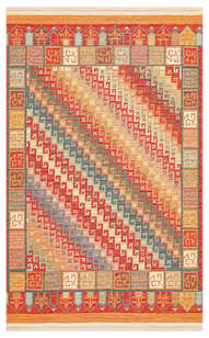 Çift Taraflı Yıkanabilir Otantik Kilim Nomad 11 Terra  (1)