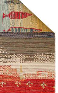 Çift Taraflı Yıkanabilir Otantik Kilim Nomad 12 Terra  (7)