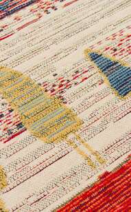 Çift Taraflı Yıkanabilir Otantik Kilim Nomad 12 Terra  (5)