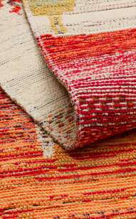 Çift Taraflı Yıkanabilir Otantik Kilim Nomad 12 Terra  (4)