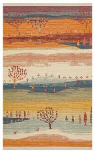 Çift Taraflı Yıkanabilir Otantik Kilim Nomad 12 Terra  (2)