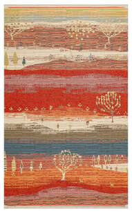 Çift Taraflı Yıkanabilir Otantik Kilim Nomad 12 Terra  (1)