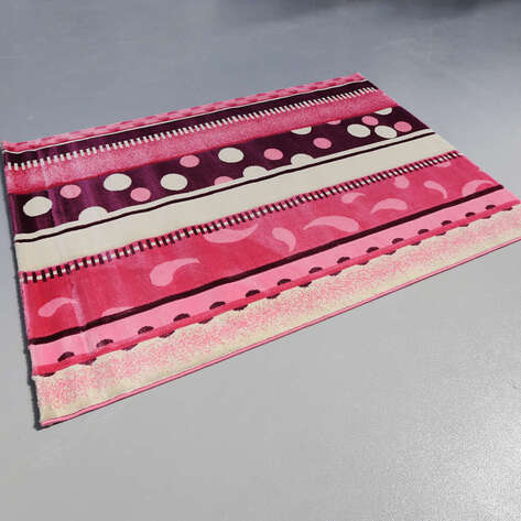 Çocuk Odası Halısı Pembe-Mor Mistik Desenli - 2
