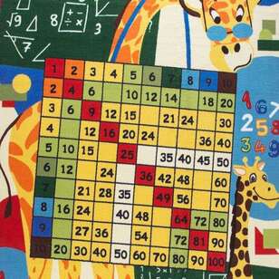 Halıstores Çocuk Halısı Anti-Slip Math Class Sarı (2)