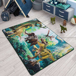 Halıstores Çocuk Halısı Dinasour World (1)