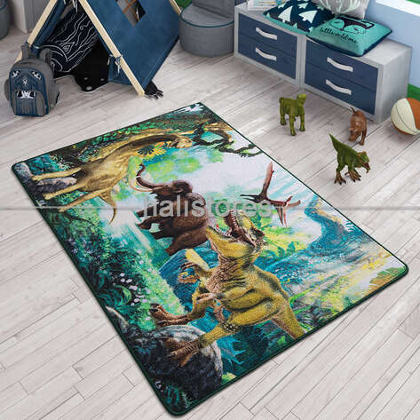 Halıstores Çocuk Halısı Dinasour World - 1