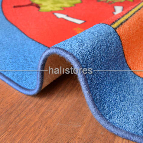 Halıstores Çocuk Halısı Life Cycle Mavi - 4