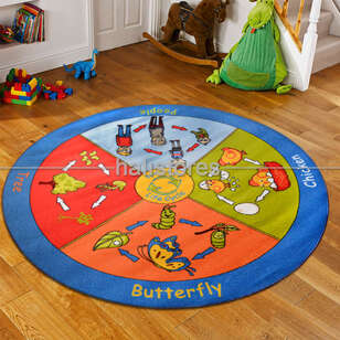 Halıstores Çocuk Halısı Life Cycle Mavi - 1