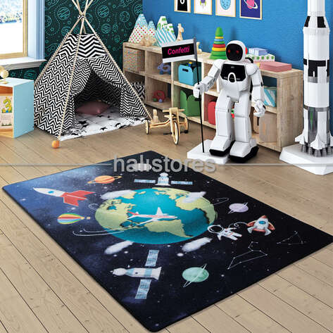 Halıstores Çocuk Halısı Outer Space - 1