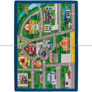 Halıstores Çocuk Halısı Traffic Lanes (2)