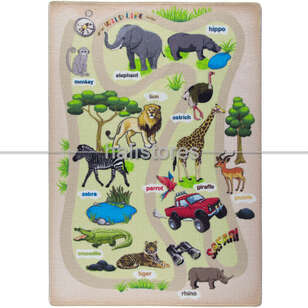 Halıstores Eğitici ve Öğretici Anaokulu Halısı Wild Life (2)