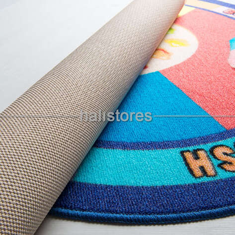 Halıstores Eğitici ve Öğretici Yuvarlak Anaokulu Halısı Palette - 3