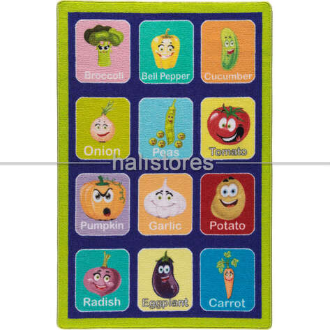Halıstores Öğretici Anaokulu ve Kreş Halısı Sebzeler - 2