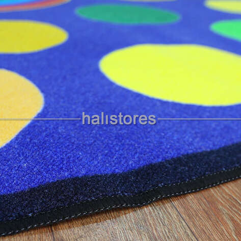Halıstores Yuvarlak Çocuk Halısı Circles - 5