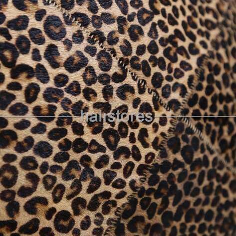 Dana Derisi Leopar Desenli Yastık Kılıfı - 3