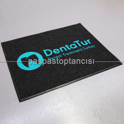 Diş Kliniklerine Özel Logolu Halı Paspas - 1