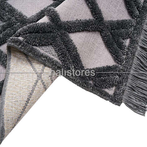 Dolce Vita Dekoratif Gri Halı Matrix 751 - 6