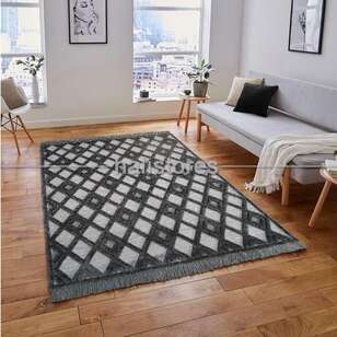 Dolce Vita Dekoratif Gri Halı Matrix 751