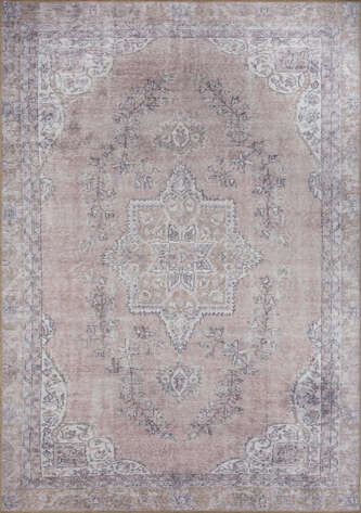 Vintage Eskitme Desenli Dokuma Taban Dekoratif Rustik Halı HS 91 - 1