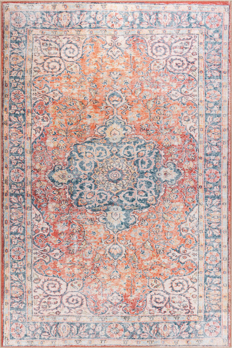 Eskitme Vintage Şönil Dokuma Pamuk Polyester  Halı HS 418