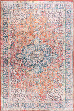Eskitme Vintage Şönil Dokuma Pamuk Polyester Halı HS 418 - 1