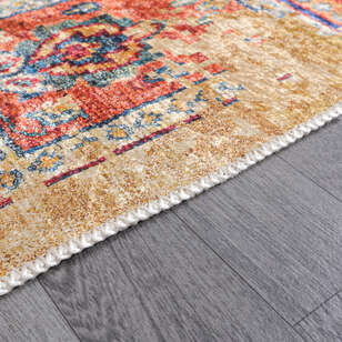 Etnik Desenli Bej Kilim Halı Milas 5031 (5)