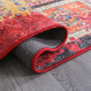 Etnik Desenli Bordo Kilim Halı Milas 5030 (4)