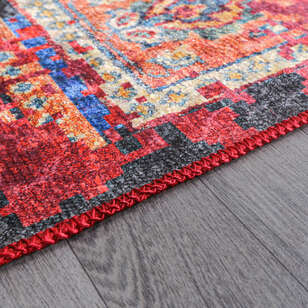 Etnik Desenli Bordo Kilim Halı Milas 5030 (5)