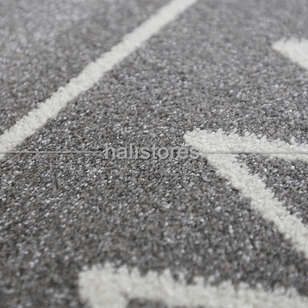 Etnik Desenli Gri Bebek ve Çocuk Halısı (4)