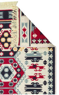 Etnik Desenli Kilim Halı Arya Ar 30 Kırmızı (7)