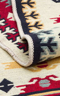 Etnik Desenli Kilim Halı Arya Ar 30 Kırmızı (6)