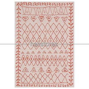 Etnik Desenli Kilim Palma PM 01 Turuncu (2)