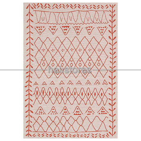 Etnik Desenli Kilim Palma PM 01 Turuncu - 2