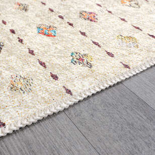 Etnik Desenli Krem Kilim Halı Milas 5034 (5)