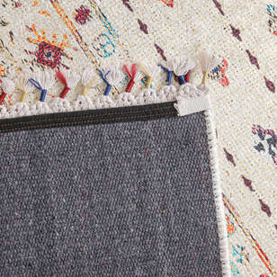 Etnik Desenli Krem Kilim Halı Milas 5034 (6)