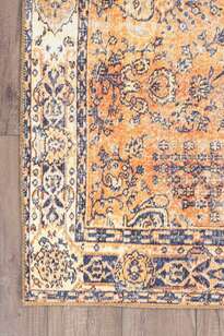 Fusion Modern Dokuma Taban Dekoratif Turuncu Halı (AL 275) (4)