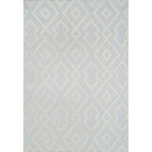 Grace 65021-260 Modern Kabartmalı Geometrik Desenli Dekoratif  Krem Makine Halısı (6)