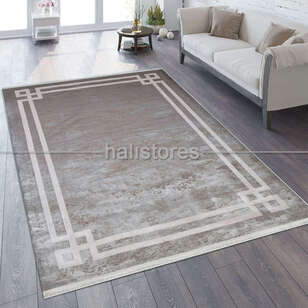 Gri-Beyaz Çerçeveli Halı Pierre Cardin Monet MT18B (1)