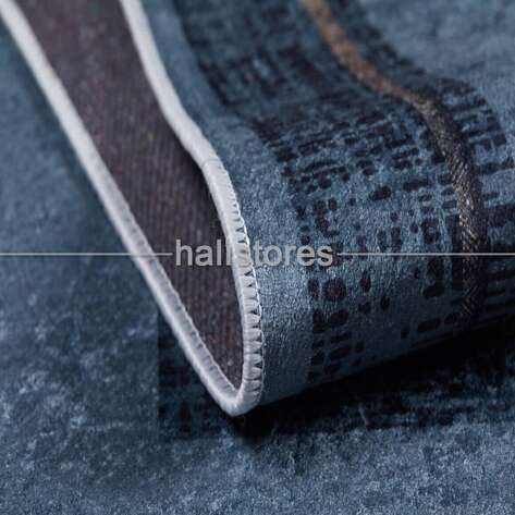 Gri Çerçeveli Baskılı Yolluk Halı Zen - 3