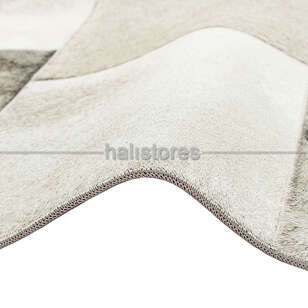 Gri Deri Patchwork Halı (4)