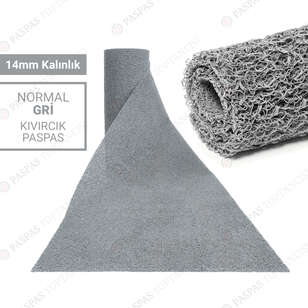 Gri Kıvırcık Paspas 14 mm - 1