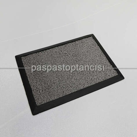 Gri Kıvırcık Paspaslı Kauçuk Hijyen Paspas - 2